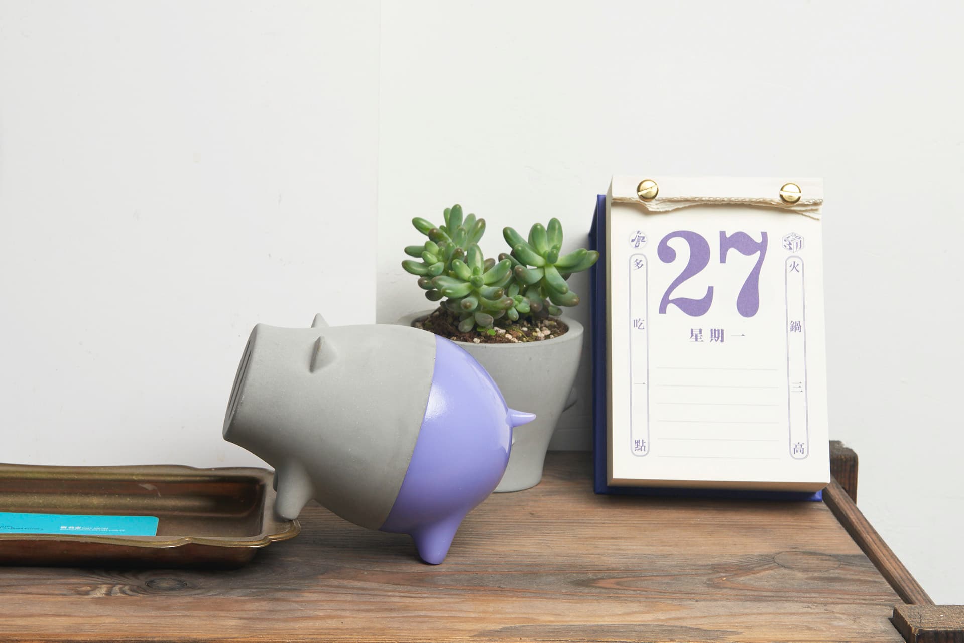 泥豬豬撲滿 BA2BE / Concrete X Candle piggy bank 泥豬豬撲滿 BA2BE / Concrete X Candle piggy bank