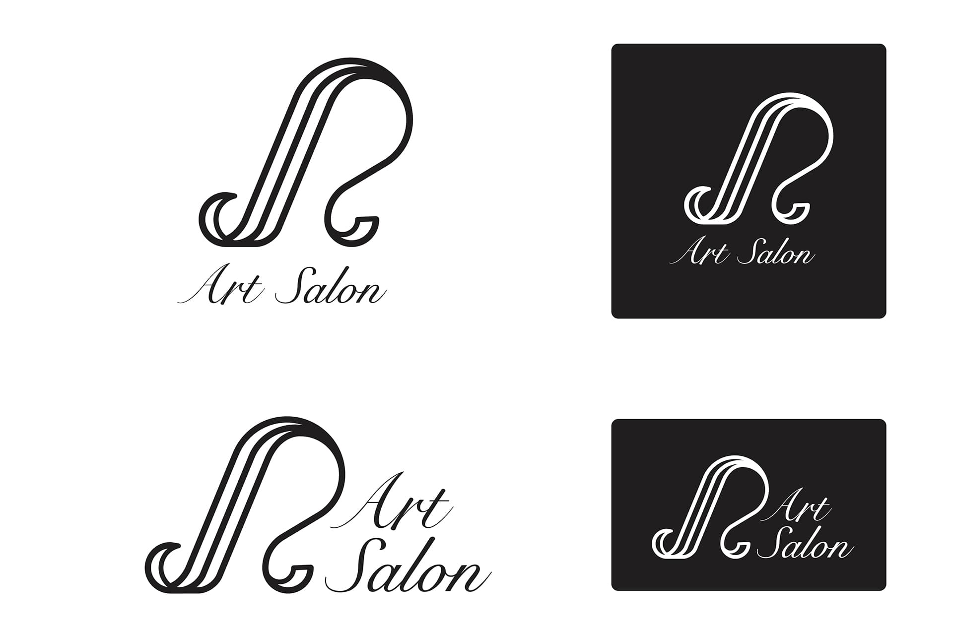 ROSE Art Salon Visual Identity System